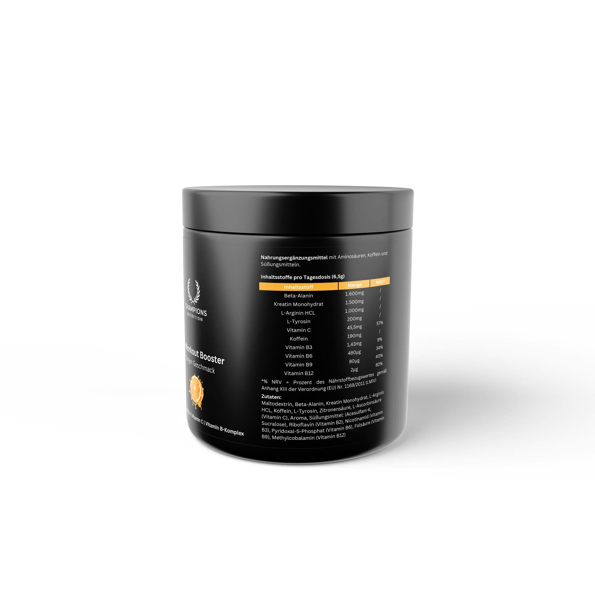 Pre-Workout Booster Orange – 520g