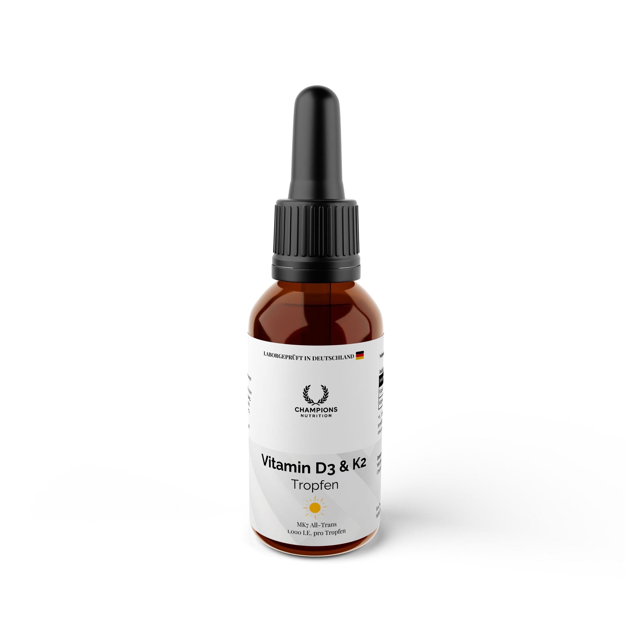 Vitamin D3 + K2 – 1,700 Drops (1,000 IU) – 50ml