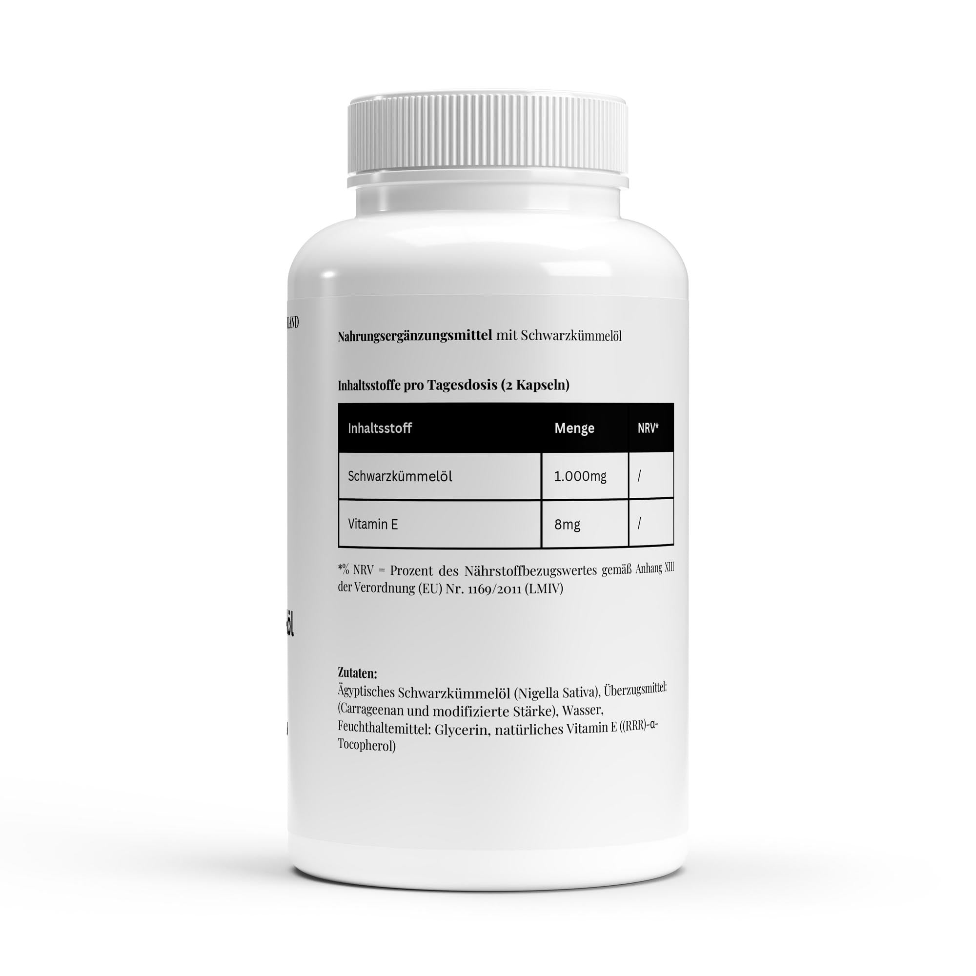 Egyptian Black Seed Oil – 240 Vegan Softgels