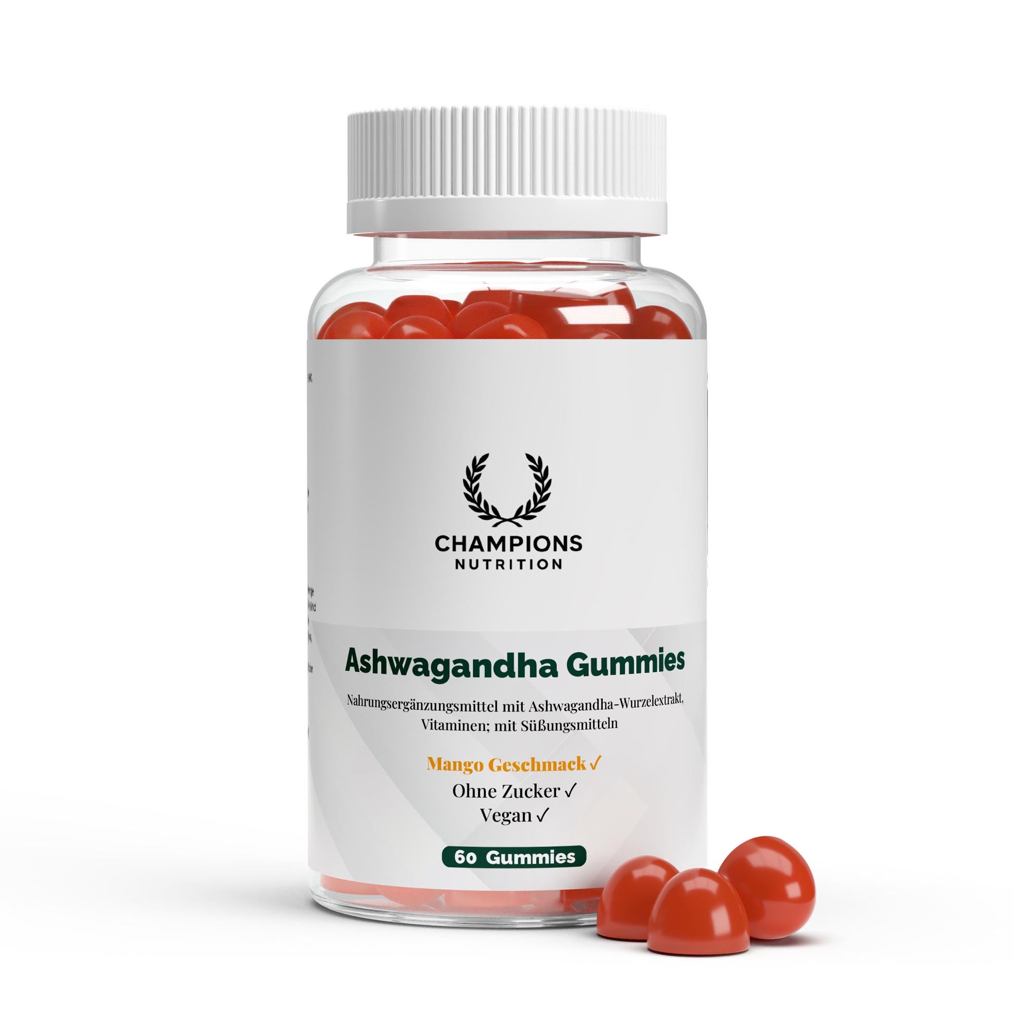 Ashwagandha + Vitamin B6 Gummies – 60 pcs