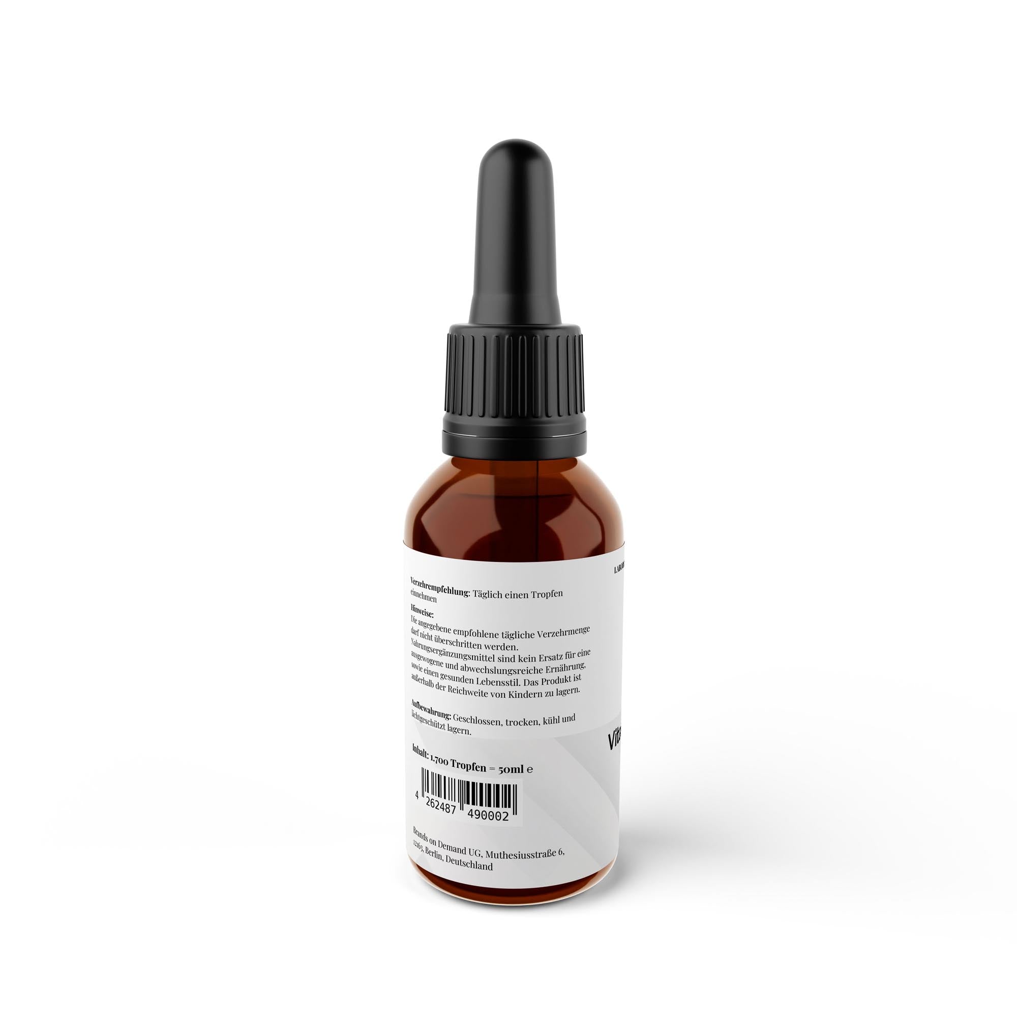 Vitamin D3 + K2 – 1,700 Drops (1,000 IU) – 50ml