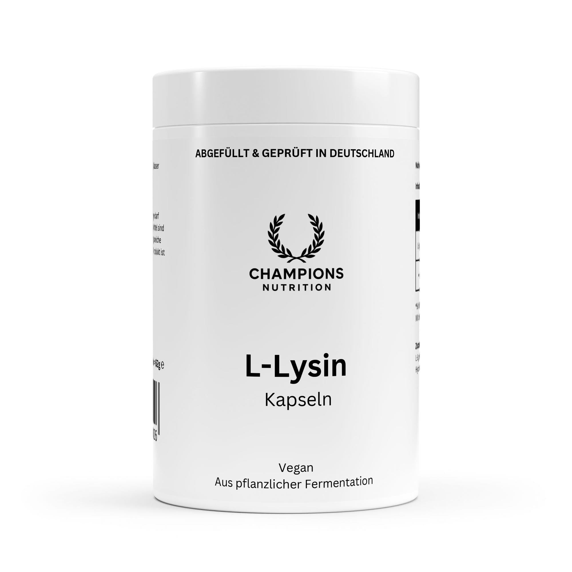 L-Lysine – 100 Capsules