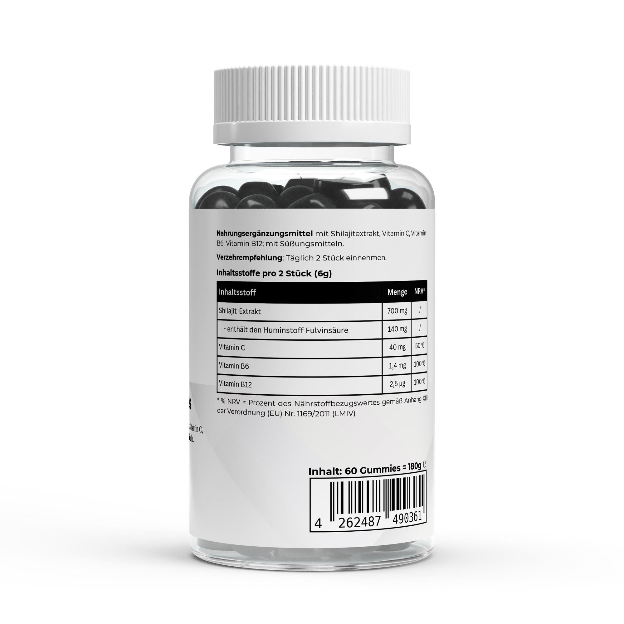 Shilajit Gummies + Vitamins C, B6, B12 – 60 pcs.