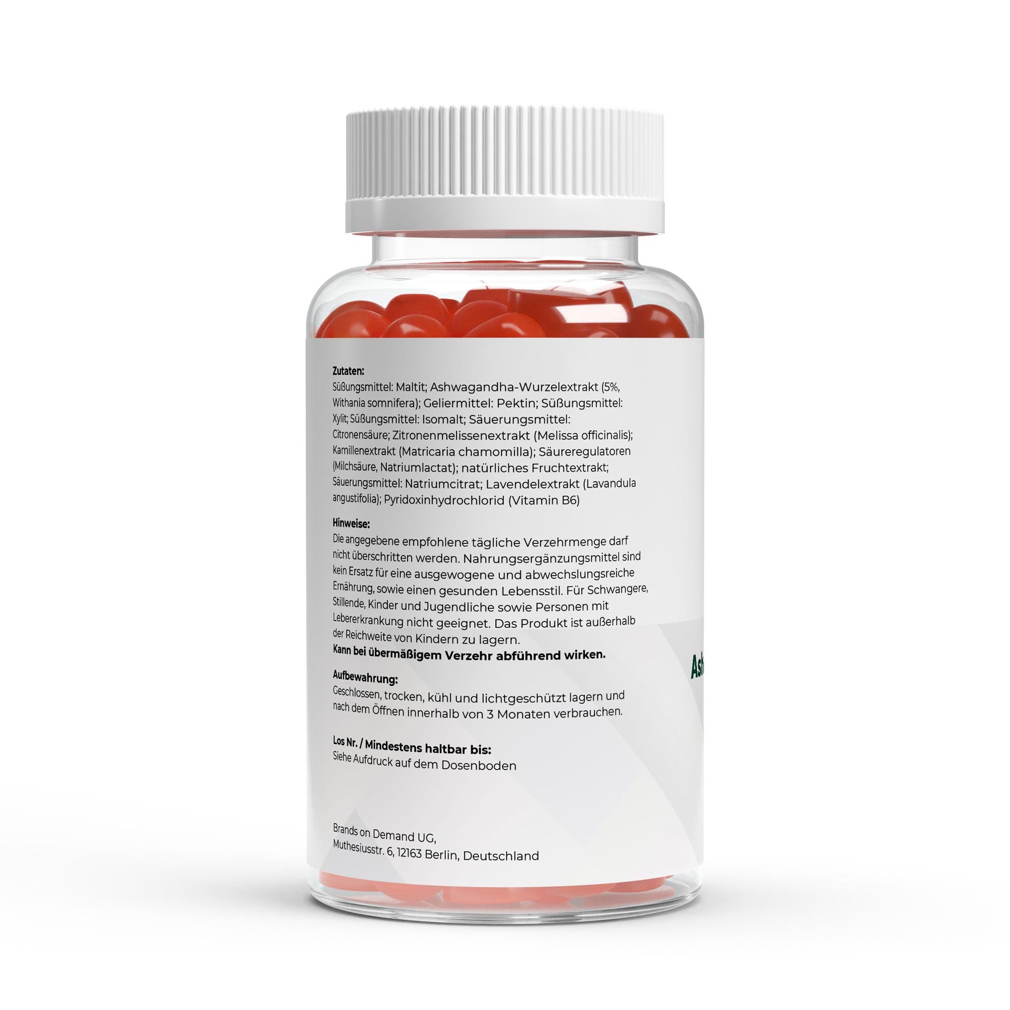 Premium Ashwagandha Gummies 300 + Vitamin B6 – 60 pcs.