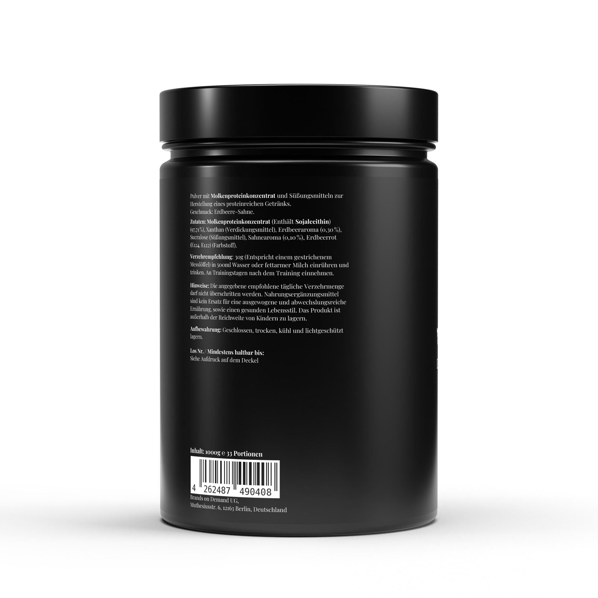 Premium Whey Protein Strawberry – 1,000g