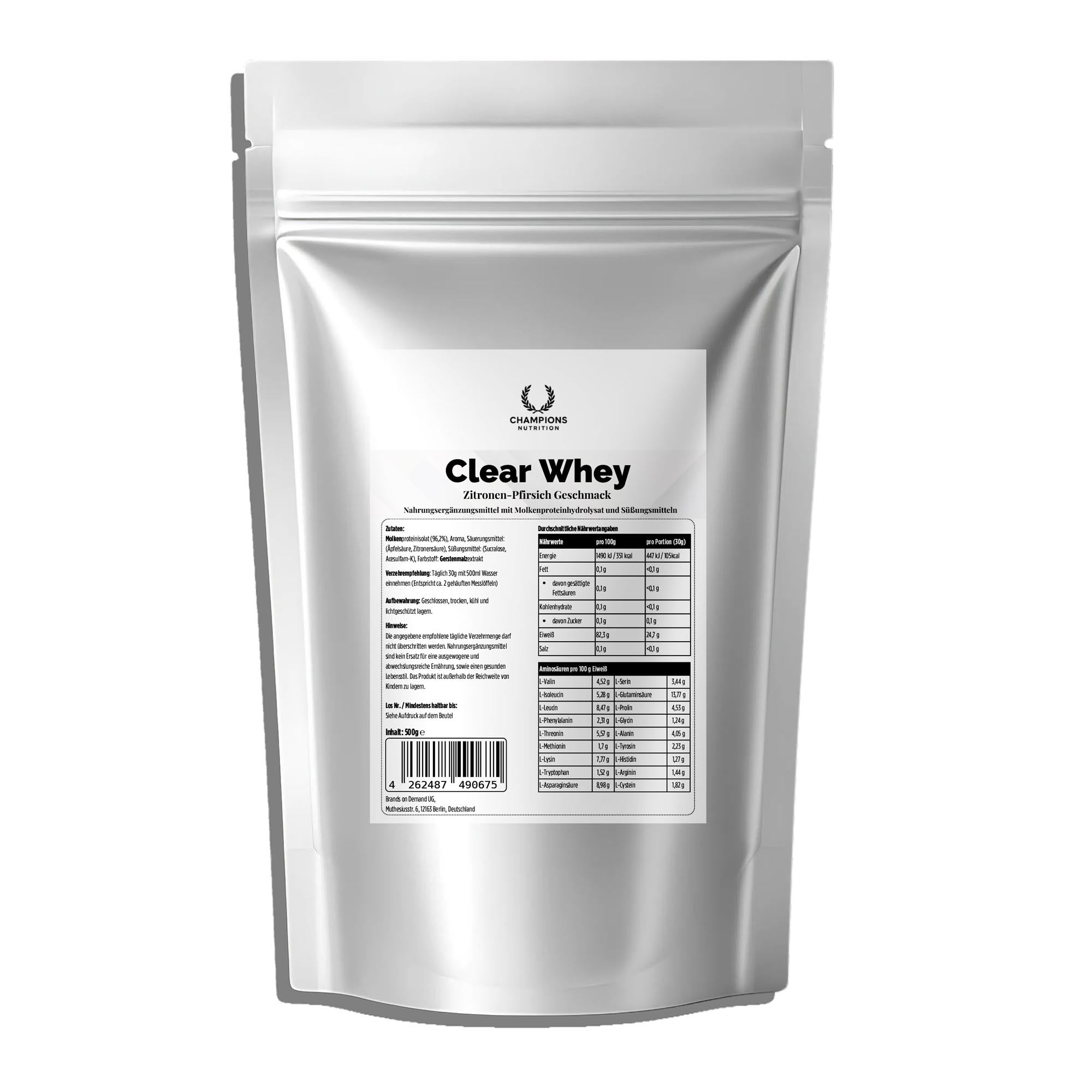 Clear Whey Protein Iced Tea Peach – 500g