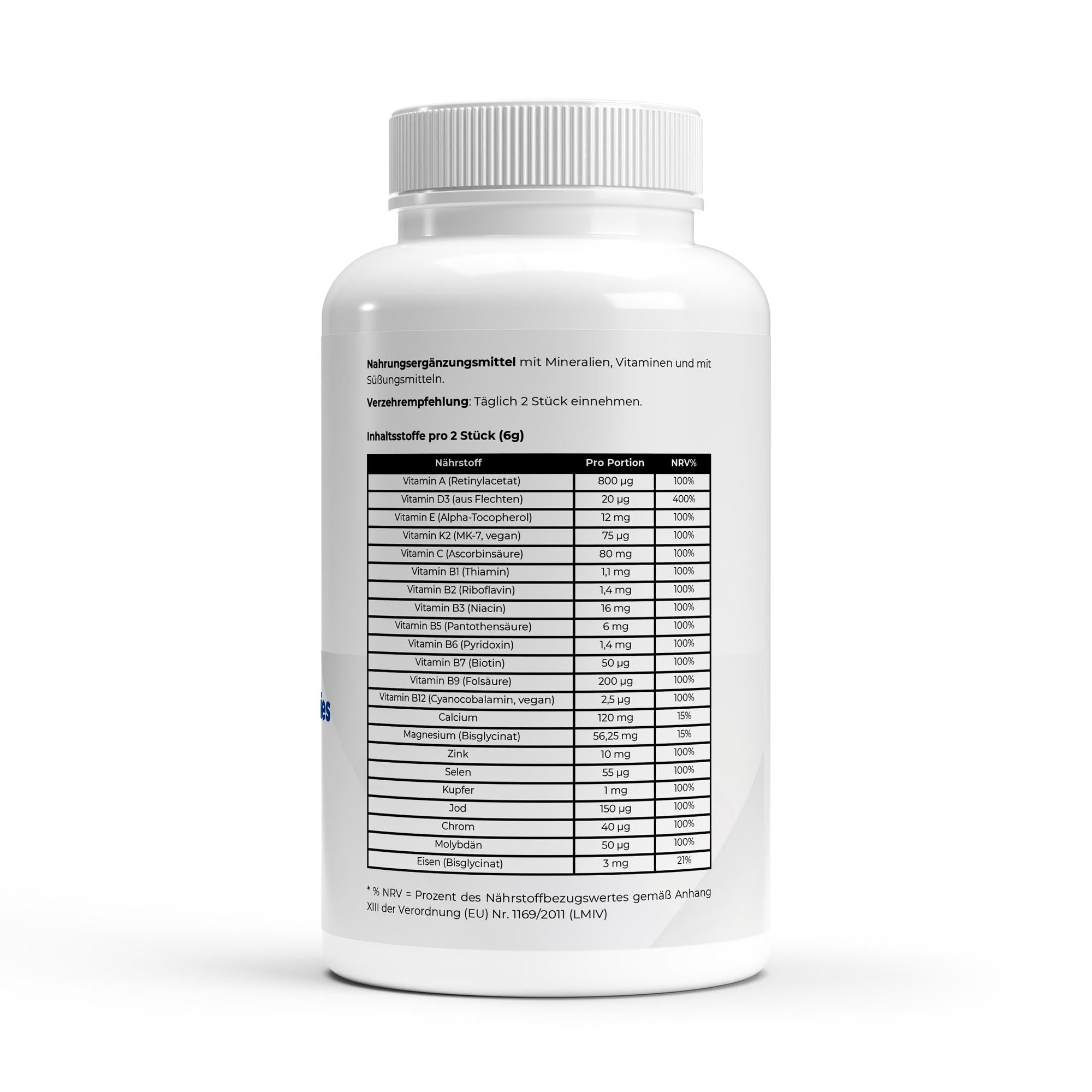 Premium Multivitamin & Mineral Gummies – 60 pcs